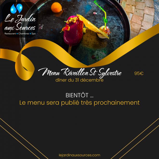 Menu Réveillon St Sylvestre